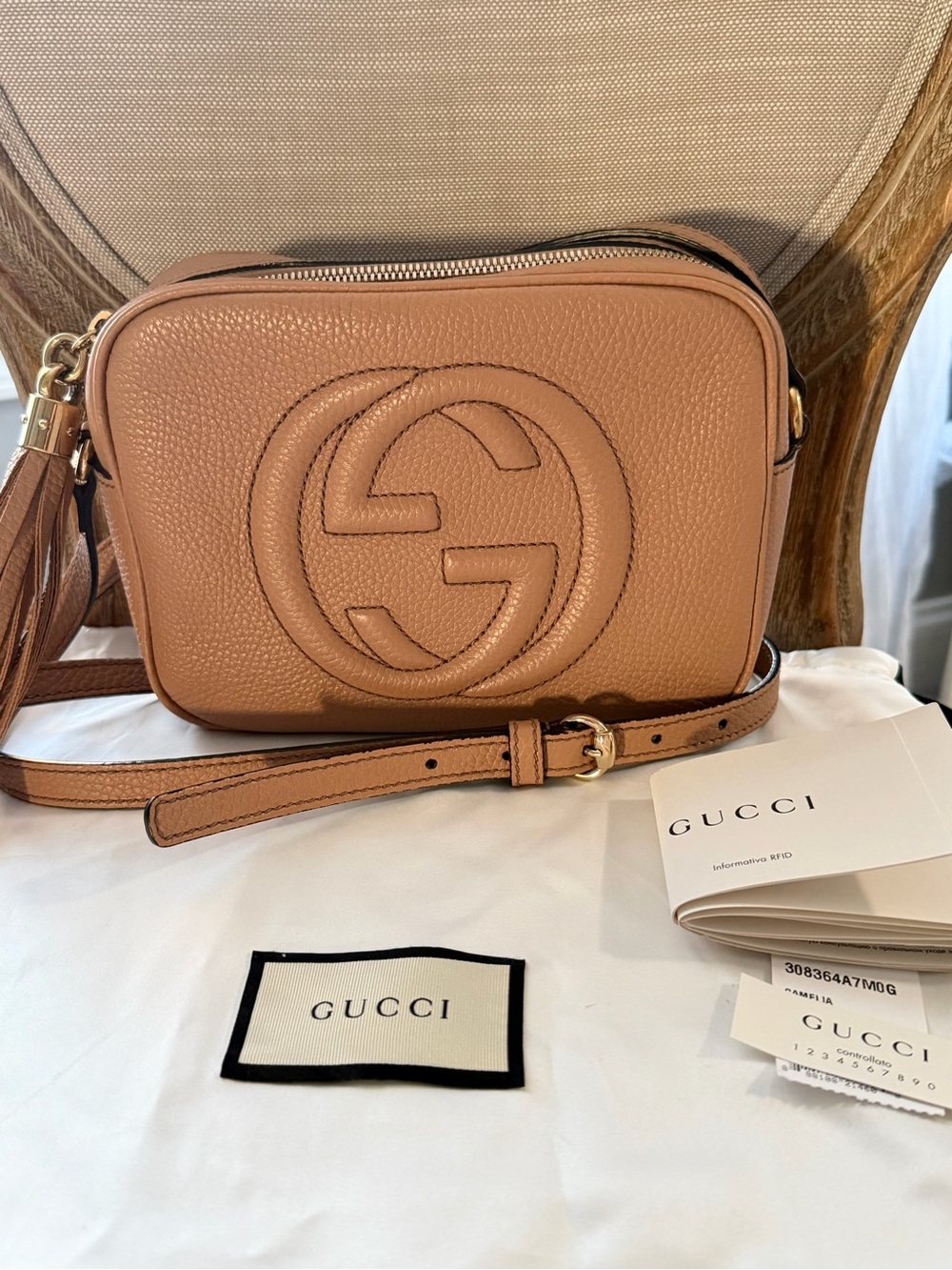 Gucci Leather Soho Disco Crossbody Bag
